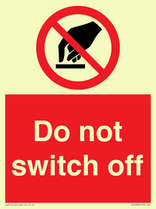 Do not switch off 